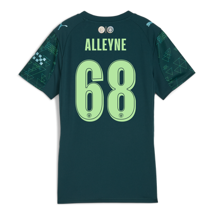 Women's Manchester City EA SPORTS FC Jersey 2025/26 With ALLEYNE 68 Printing