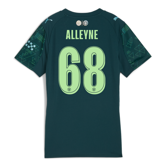 Women's Manchester City EA SPORTS FC Jersey 2025/26 With ALLEYNE 68 Printing