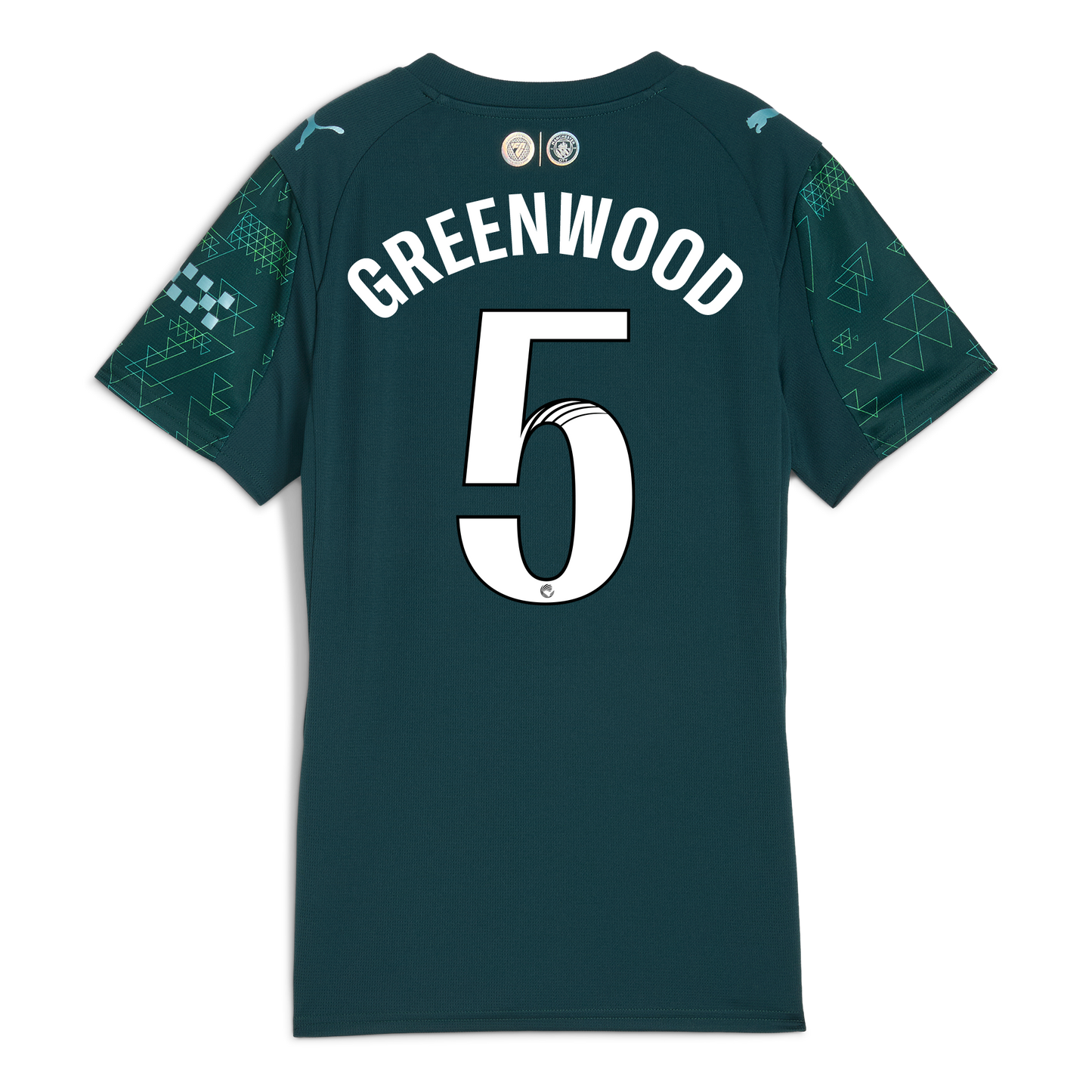 Women's Manchester City EA SPORTS FC Jersey 2025/26 With GREENWOOD 5 Printing