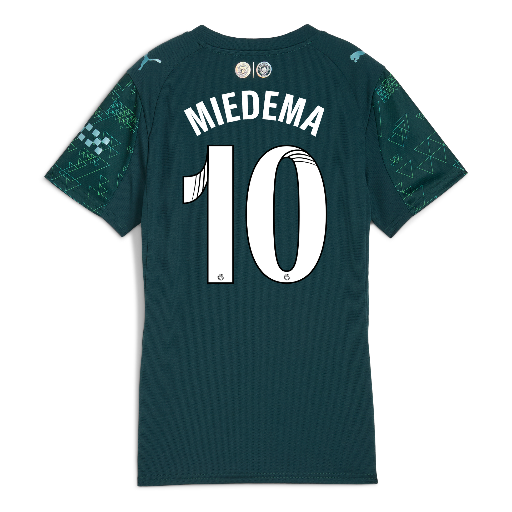 Women's Manchester City EA SPORTS FC Jersey 2025/26 With MIEDEMA 10 Printing