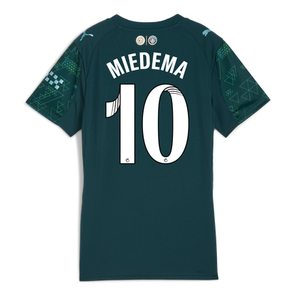 Women's Manchester City EA SPORTS FC Jersey 2025/26 With MIEDEMA 10 Printing