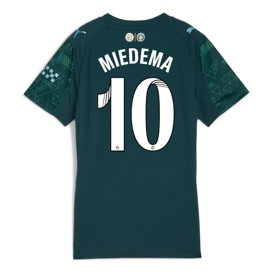 Women's Manchester City EA SPORTS FC Jersey 2025/26 With MIEDEMA 10 Printing