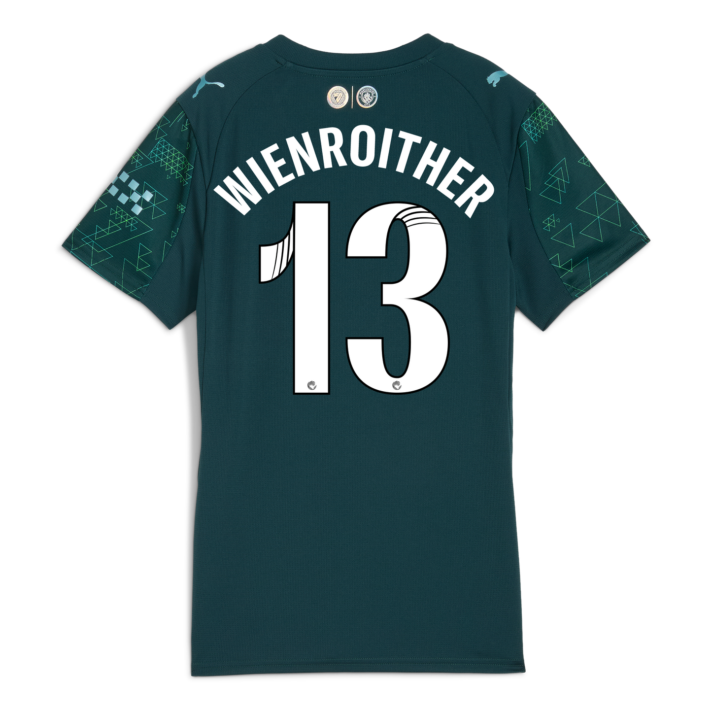 Women's Manchester City EA SPORTS FC Jersey 2025/26 With WIENROITHER 13 Printing
