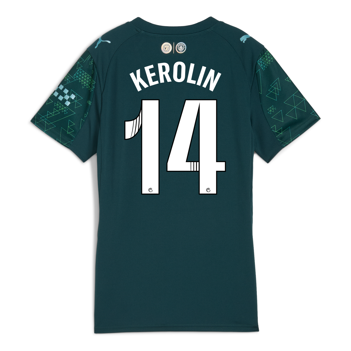Women's Manchester City EA SPORTS FC Jersey 2025/26 With KEROLIN 14 Printing