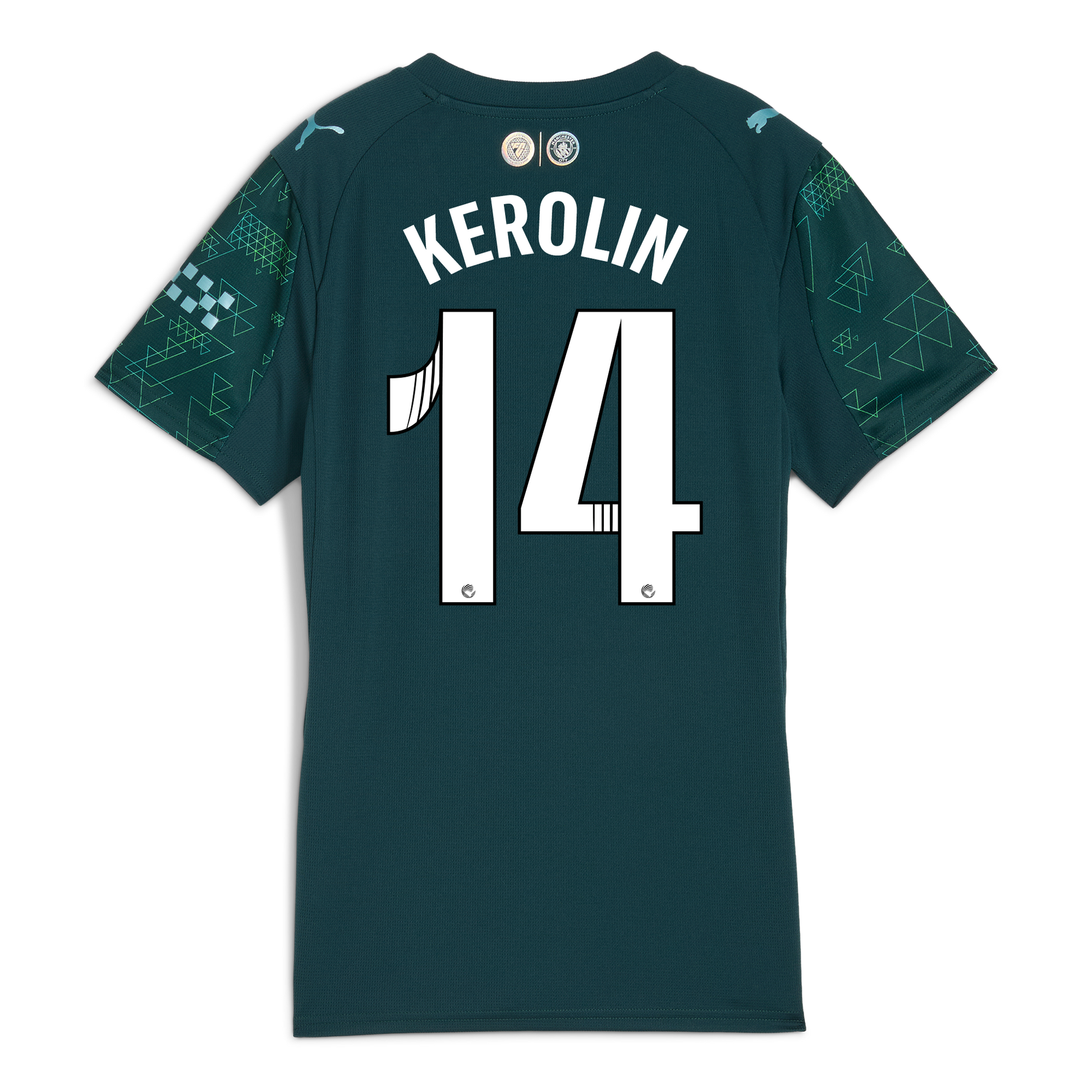 Women's Manchester City EA SPORTS FC Jersey 2025/26 With KEROLIN 14 Printing