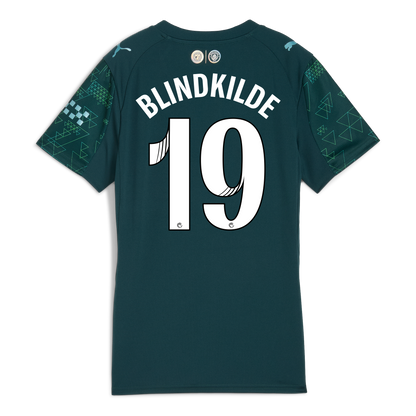 Women's Manchester City EA SPORTS FC Jersey 2025/26 With BLINDKILDE 19 Printing