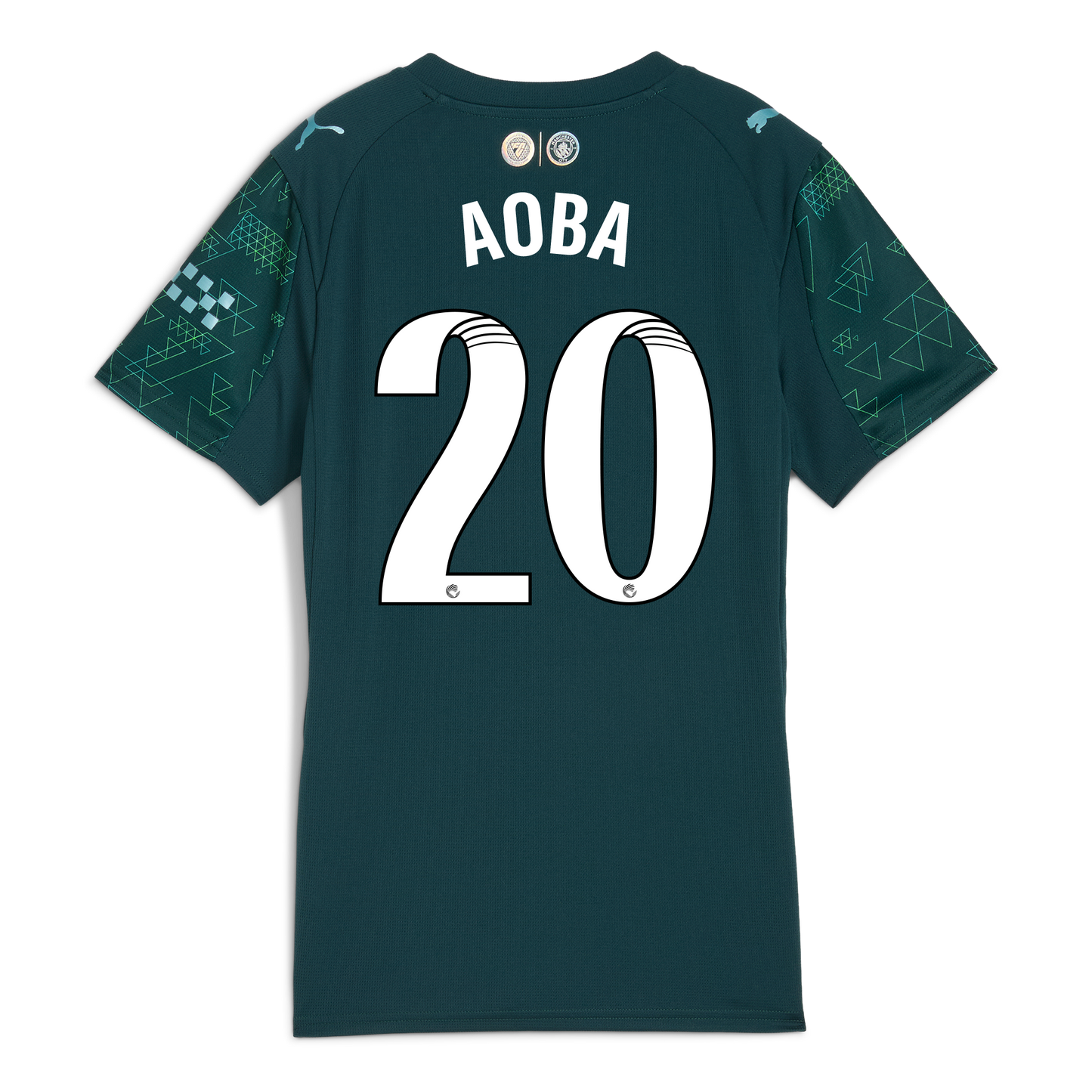 Women's Manchester City EA SPORTS FC Jersey 2025/26 With AOBA 20 Printing