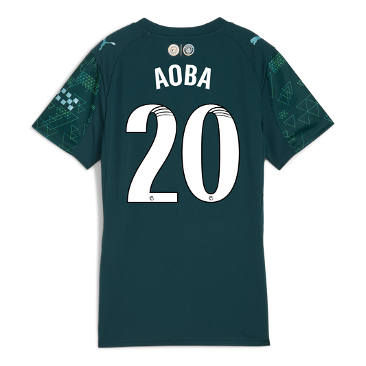 Women's Manchester City EA SPORTS FC Jersey 2025/26 With AOBA 20 Printing
