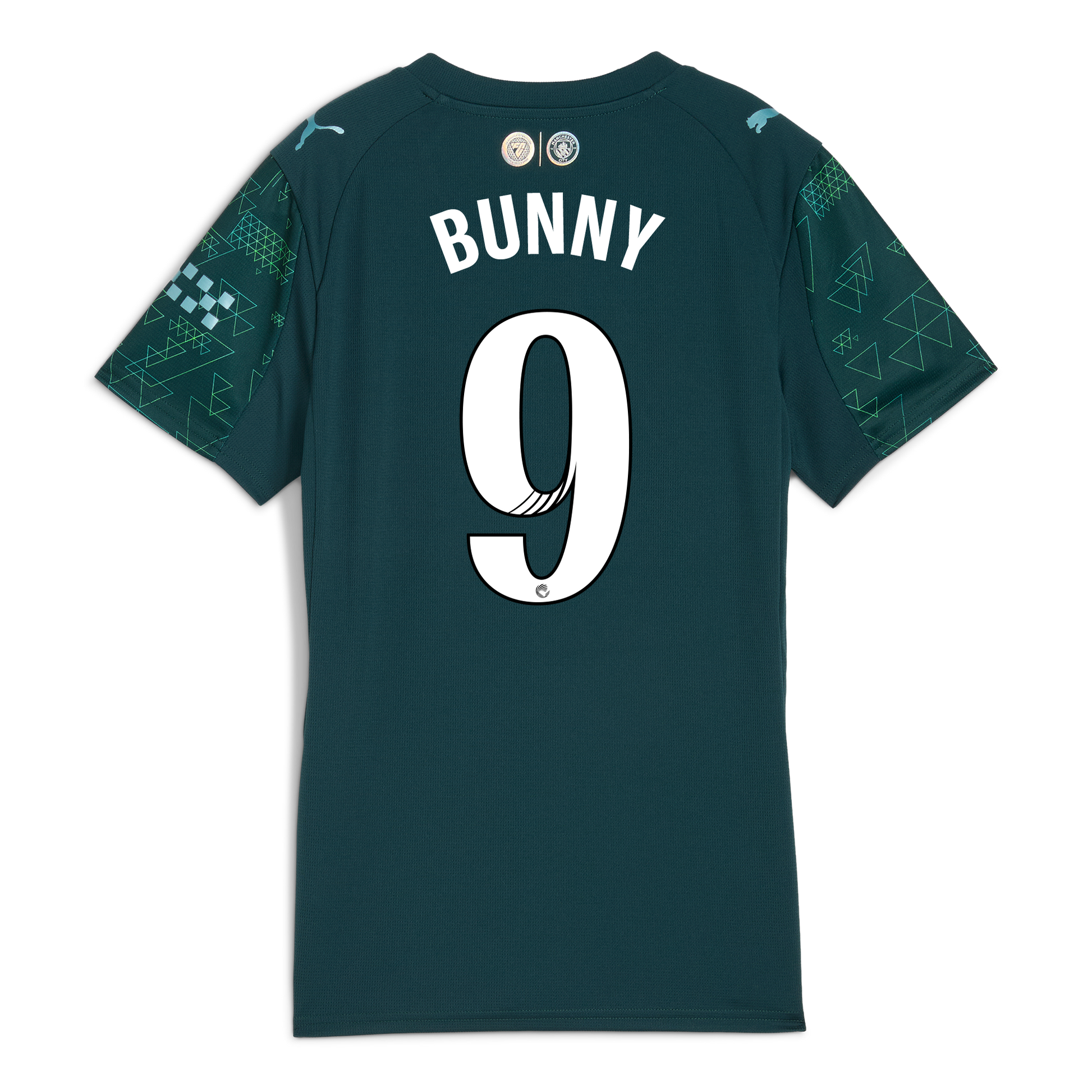 Women's Manchester City EA SPORTS FC Jersey 2025/26 With BUNNY 9 Printing
