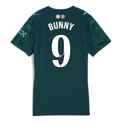 Women's Manchester City EA SPORTS FC Jersey 2025/26 With BUNNY 9 Printing