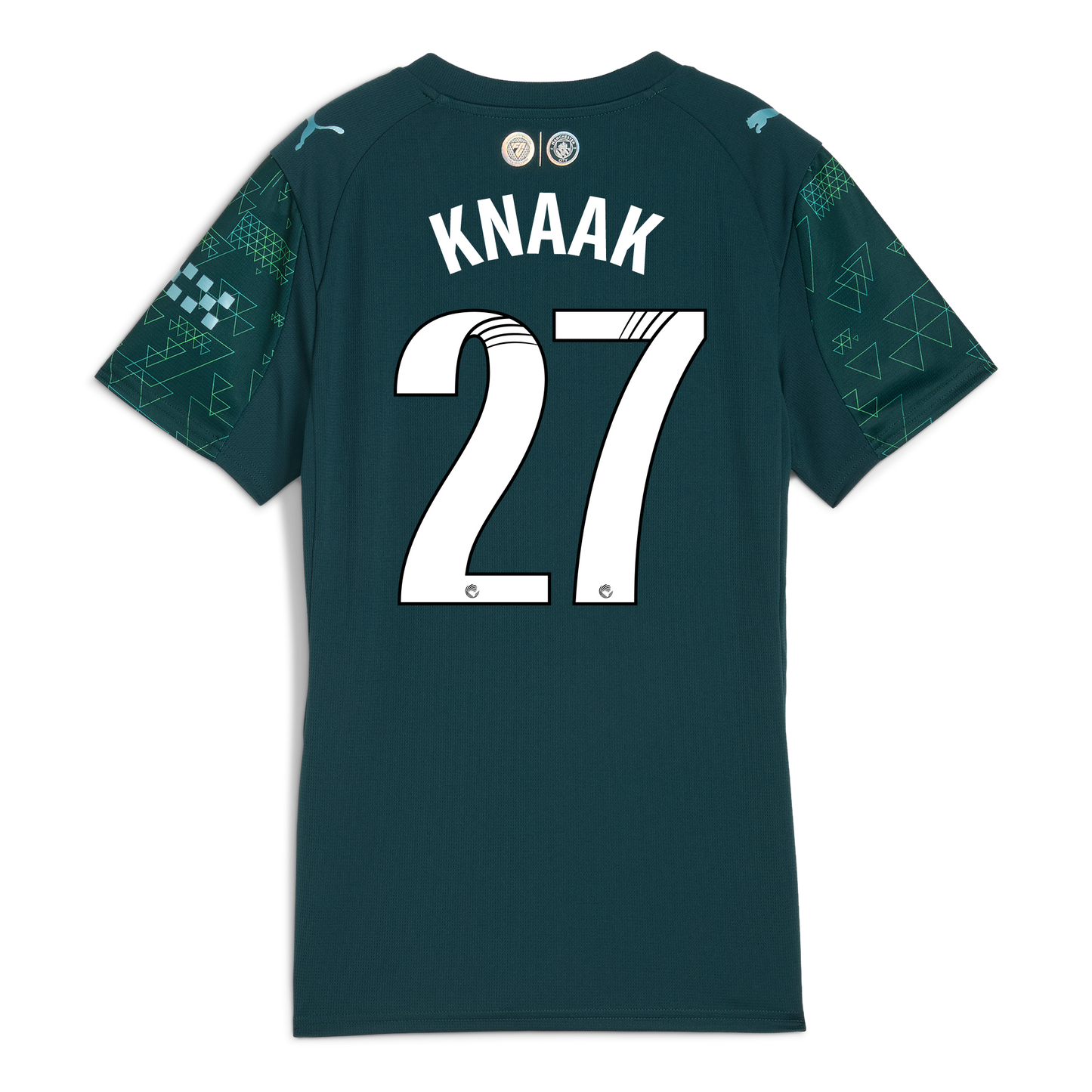 Women's Manchester City EA SPORTS FC Jersey 2025/26 With KNAAK 27 Printing