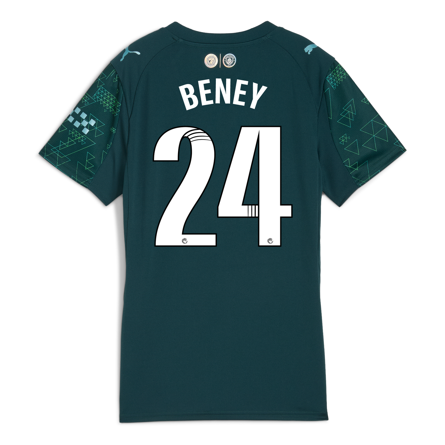 Women's Manchester City EA SPORTS FC Jersey 2025/26 With BENEY 24 Printing
