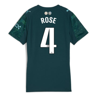 Women's Manchester City EA SPORTS FC Jersey 2025/26 With ROSE 4 Printing