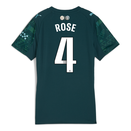 Women's Manchester City EA SPORTS FC Jersey 2025/26 With ROSE 4 Printing