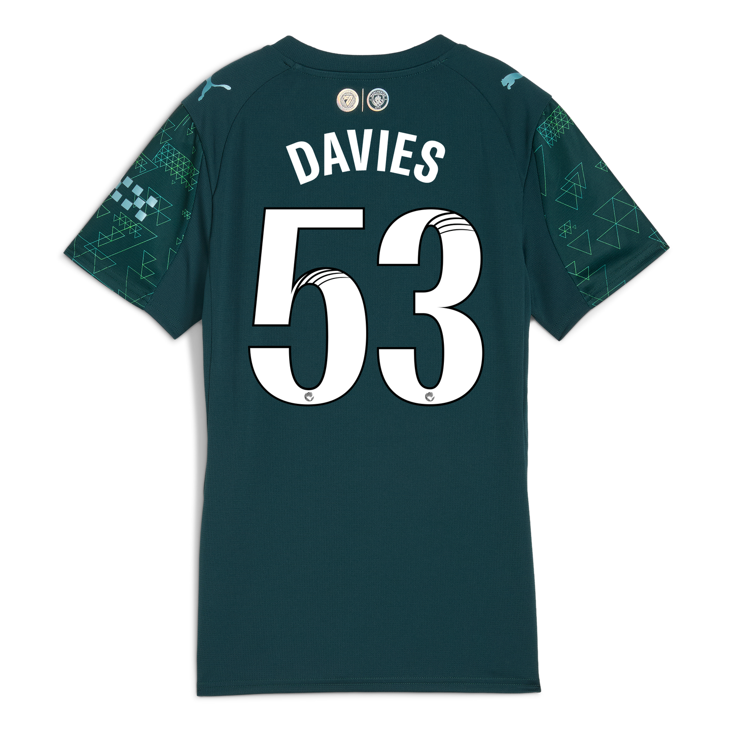 Women's Manchester City EA SPORTS FC Jersey 2025/26 With DAVIES 53 Printing