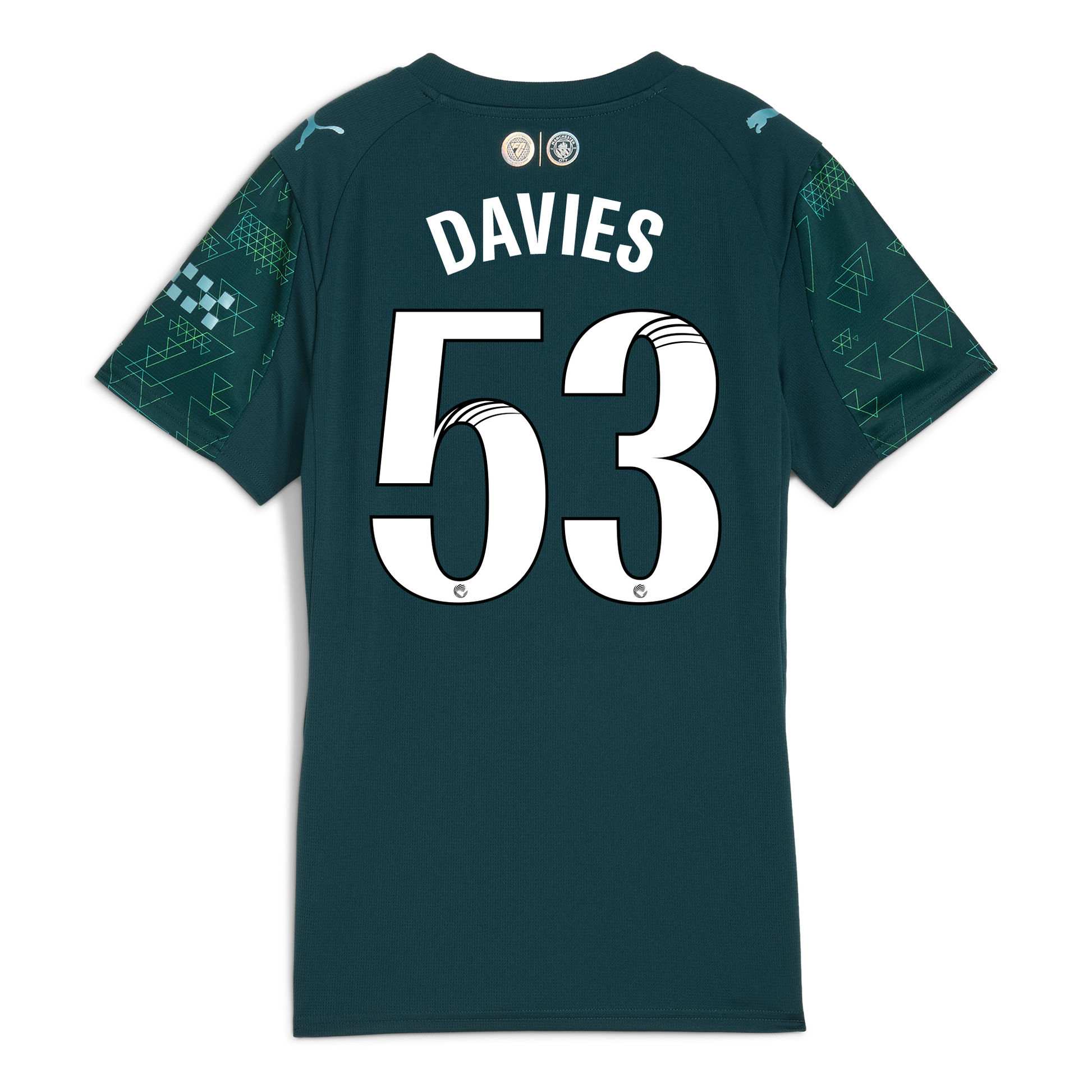 Women's Manchester City EA SPORTS FC Jersey 2025/26 With DAVIES 53 Printing