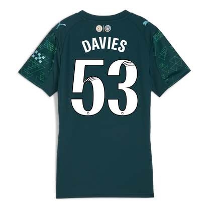 Women's Manchester City EA SPORTS FC Jersey 2025/26 With DAVIES 53 Printing