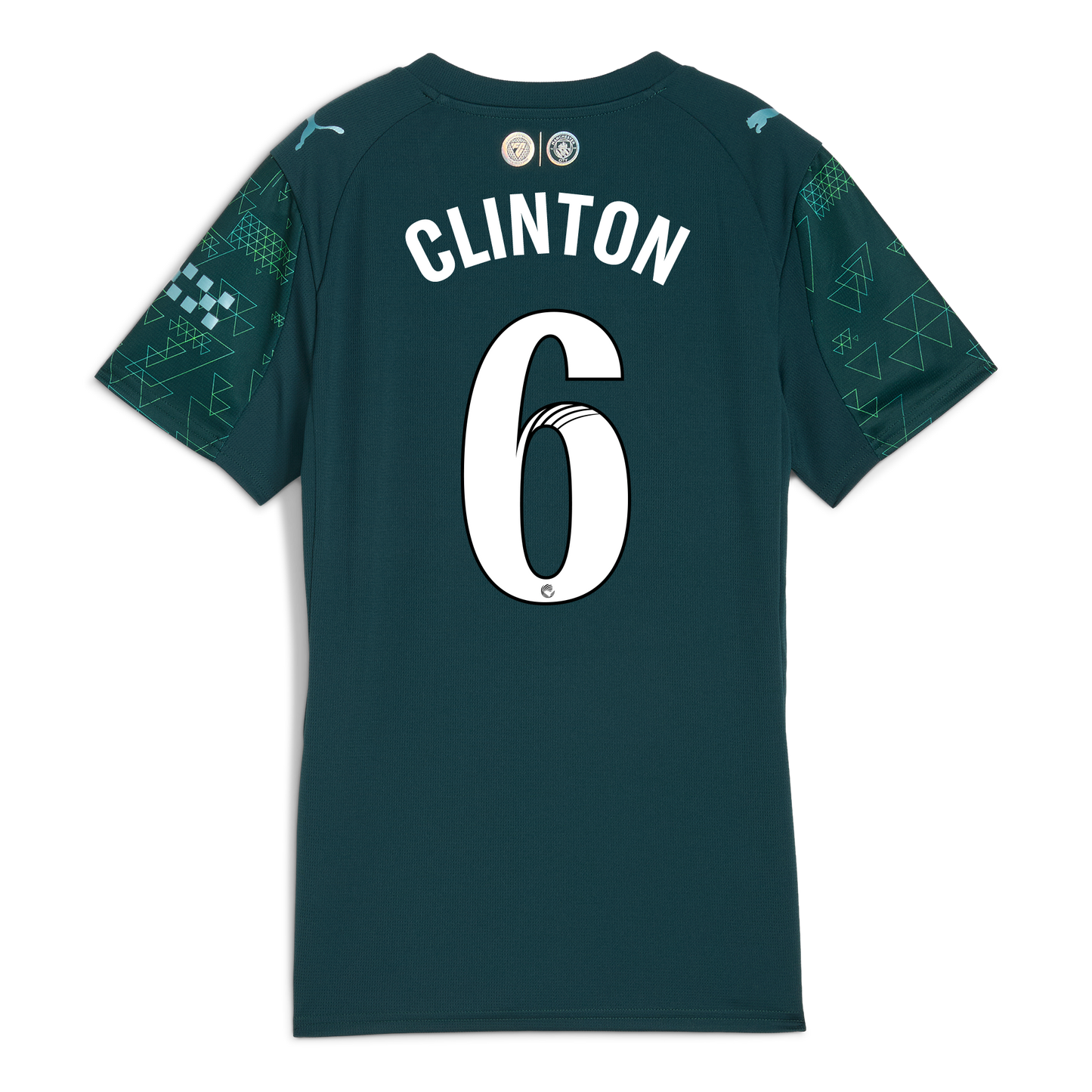 Women's Manchester City EA SPORTS FC Jersey 2025/26 With CLINTON 6 Printing