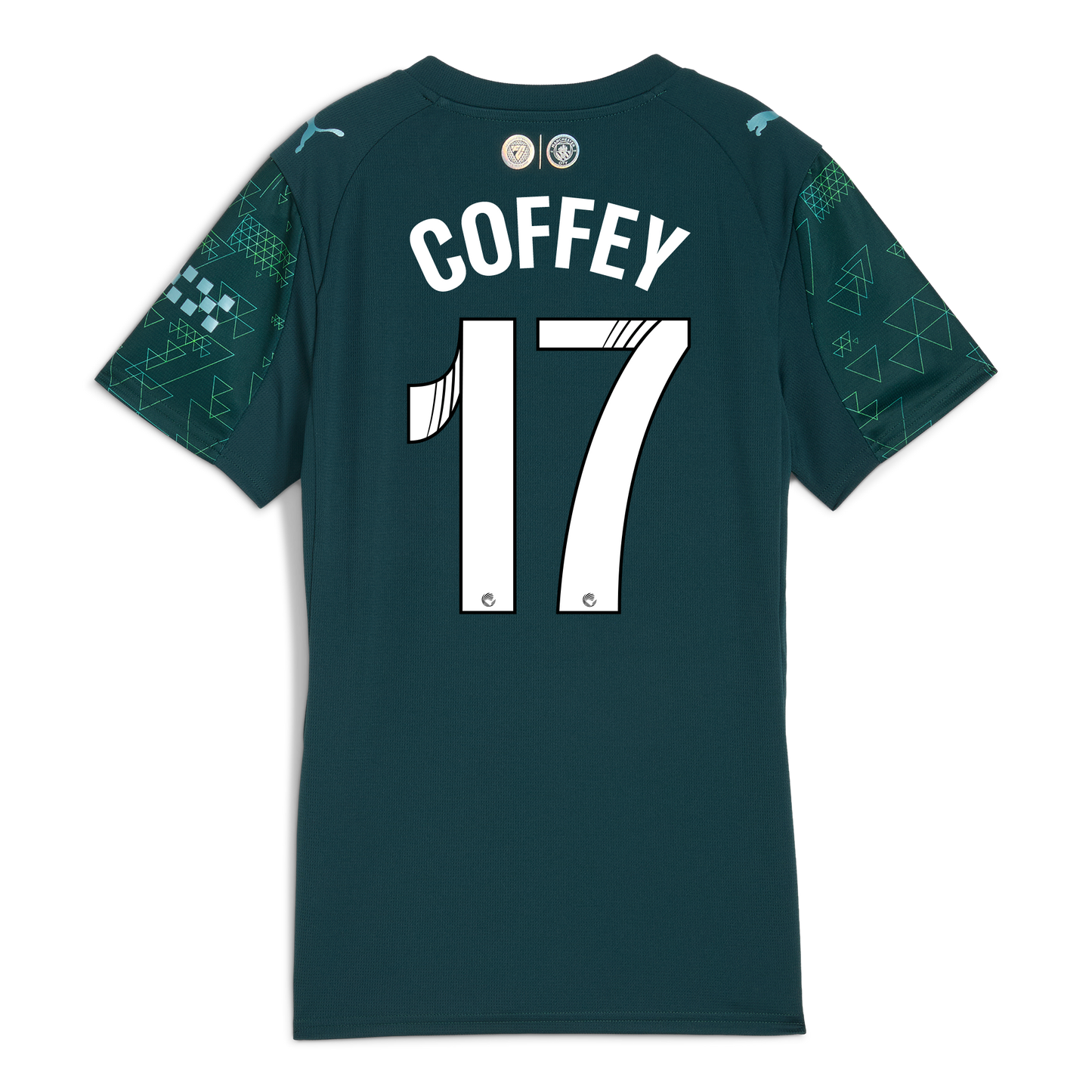 Women's Manchester City EA SPORTS FC Jersey 2025/26 With COFFEY 17 Printing