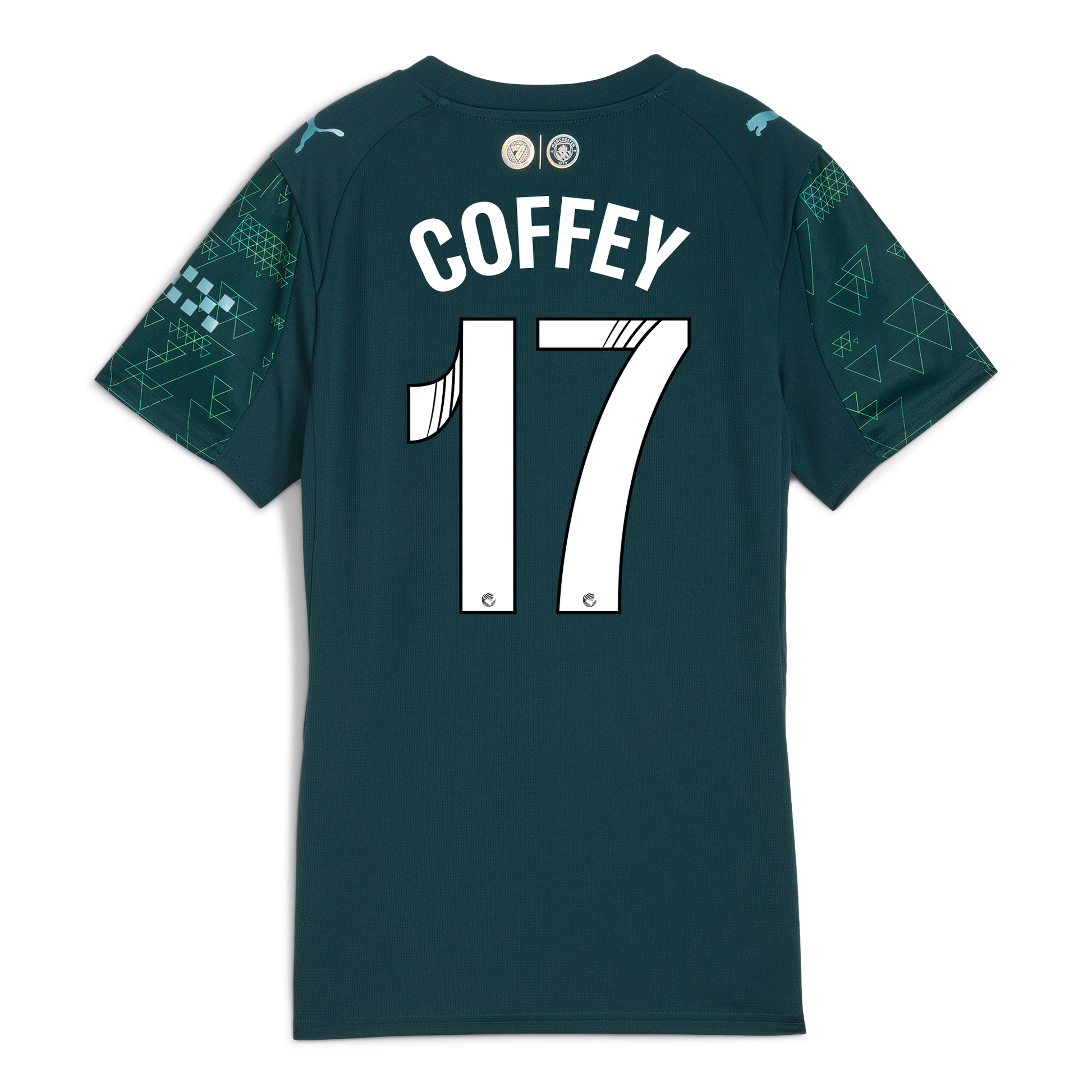 Women's Manchester City EA SPORTS FC Jersey 2025/26 With COFFEY 17 Printing