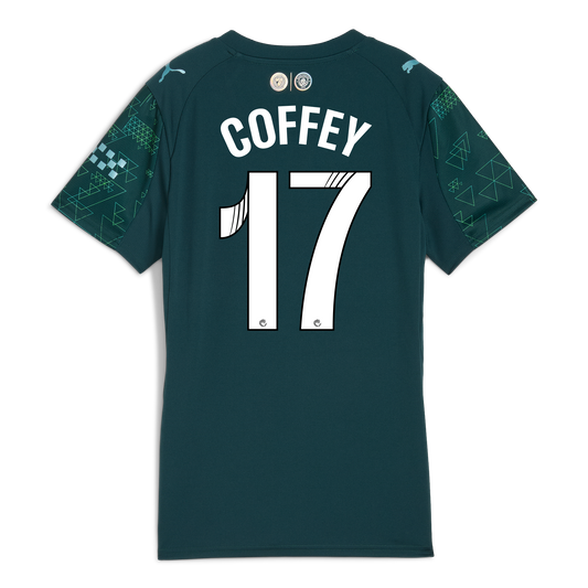 Women's Manchester City EA SPORTS FC Jersey 2025/26 With COFFEY 17 Printing