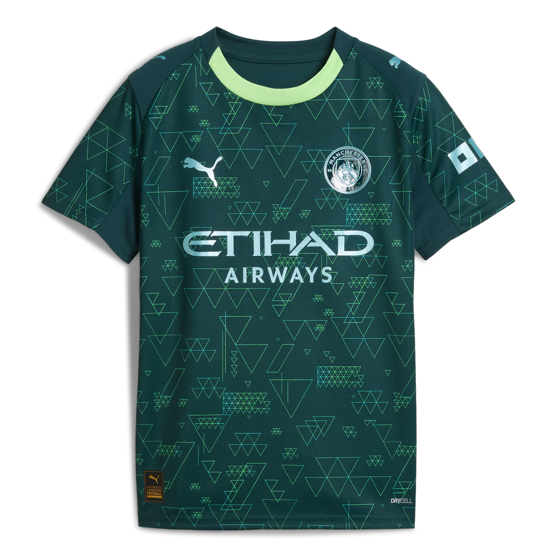 Kids' Manchester City EA SPORTS FC Jersey 2025/26 With DAVIES 53 Printing
