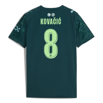 Kids' Manchester City EA SPORTS FC Jersey 2025/26 With KOVAČIĆ 8 Printing