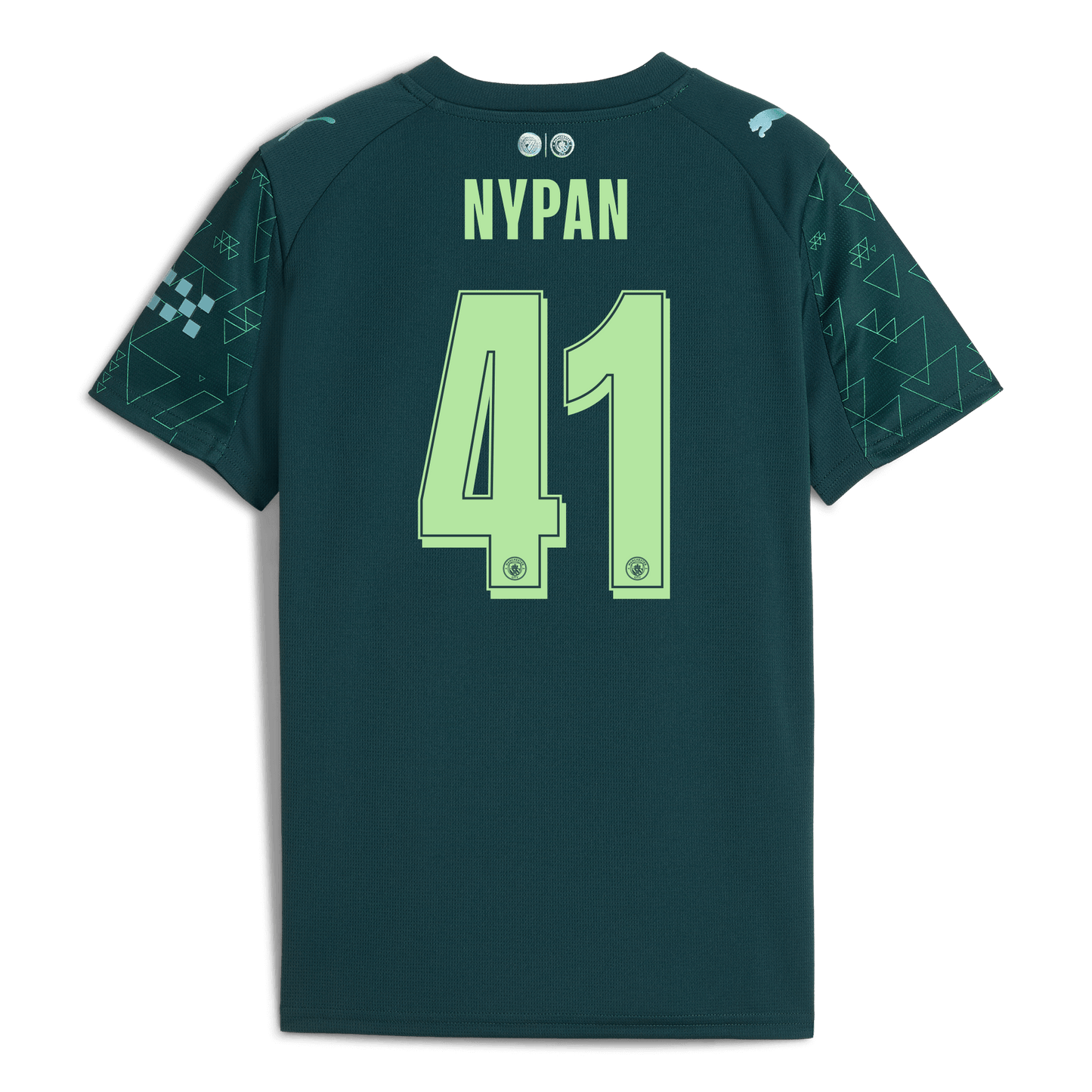Kids' Manchester City EA SPORTS FC Jersey 2025/26 With NYPAN 41 Printing