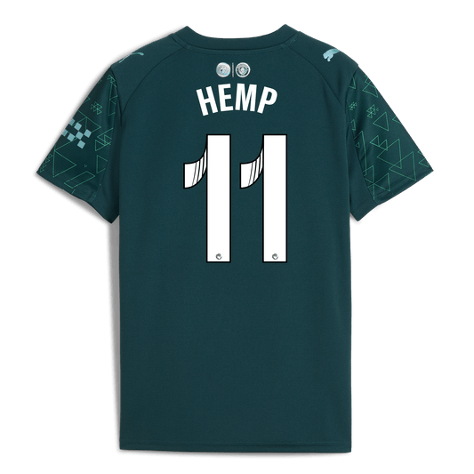 Kids' Manchester City EA SPORTS FC Jersey 2025/26 With HEMP 11 Printing