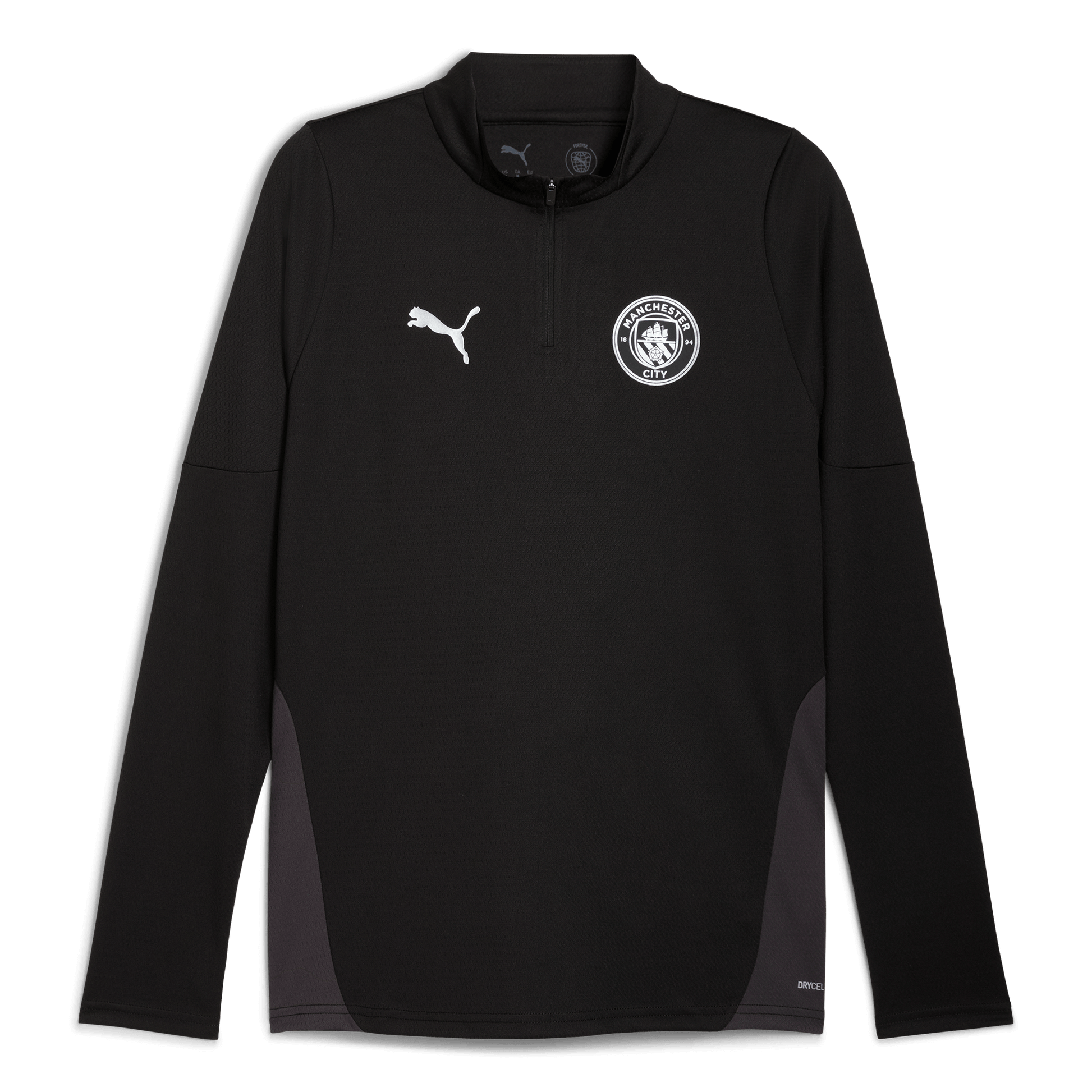 Manchester City Training 1/4 Zip Top 2025/26 - black