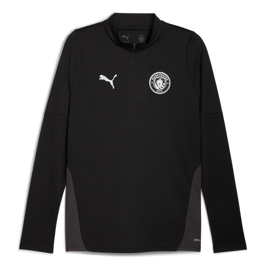 Manchester City Training 1/4 Zip Top 2025/26 - black