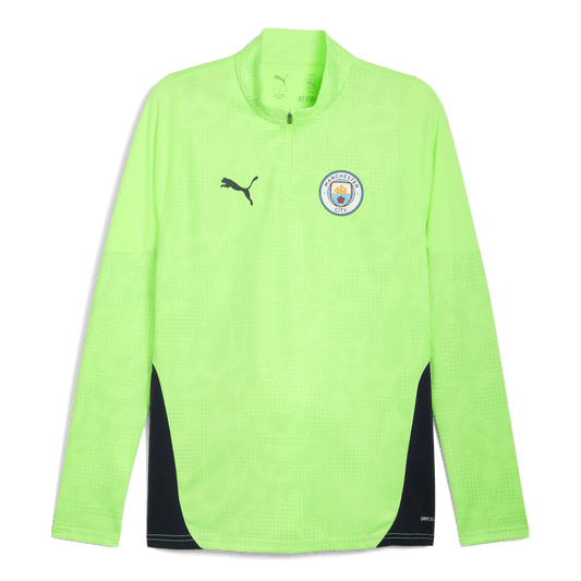 Manchester City Training 1/4 Zip Top 2025/26 - yellow
