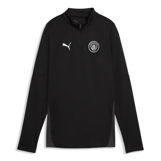 Women's Manchester City Training 1/4 Zip Top 2025/26 - black