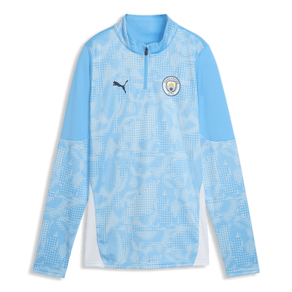Women's Manchester City Training 1/4 Zip Top 2025/26 - team light blue