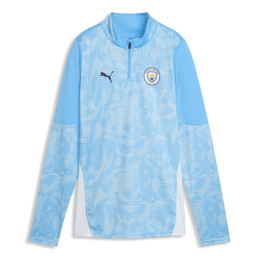 Women's Manchester City Training 1/4 Zip Top 2025/26 - team light blue