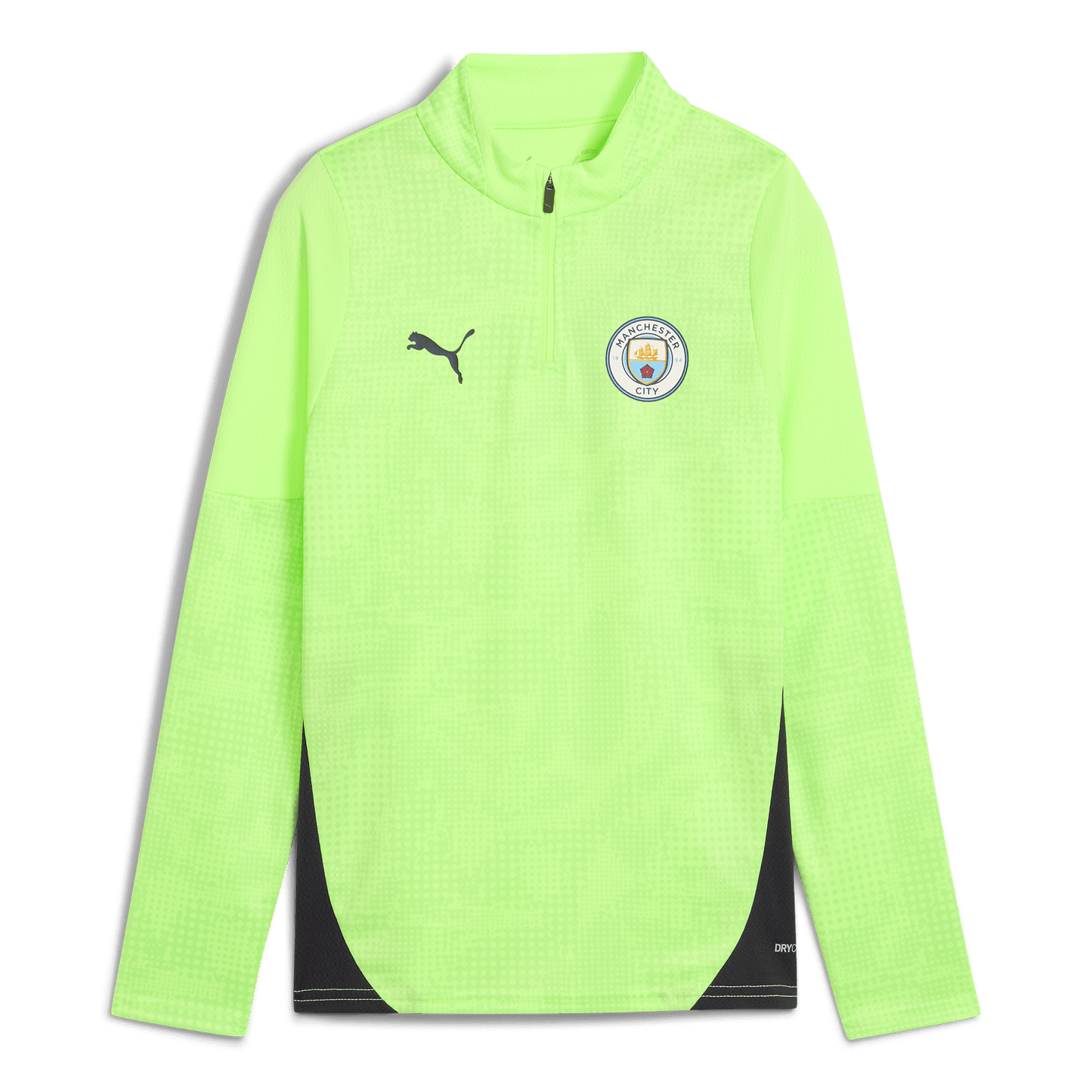 Kids' Manchester City Training 1/4 Zip Top 2025/26 - yellow