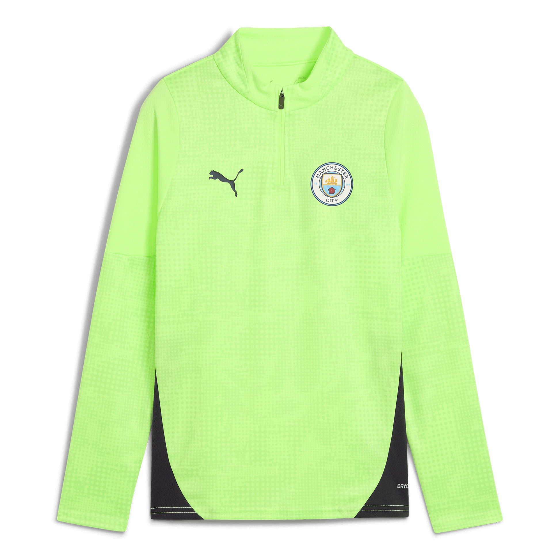 Kids' Manchester City Training 1/4 Zip Top 2025/26 - yellow
