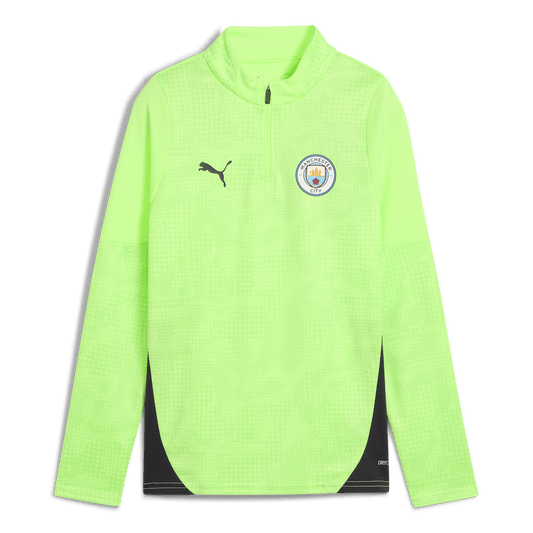 Kids' Manchester City Training 1/4 Zip Top 2025/26 - yellow