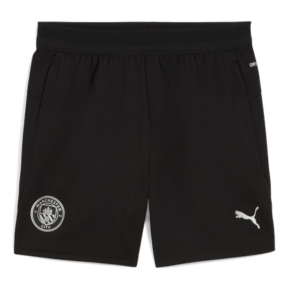 Kids' Manchester City Training Pocket Shorts 2025/26 - black