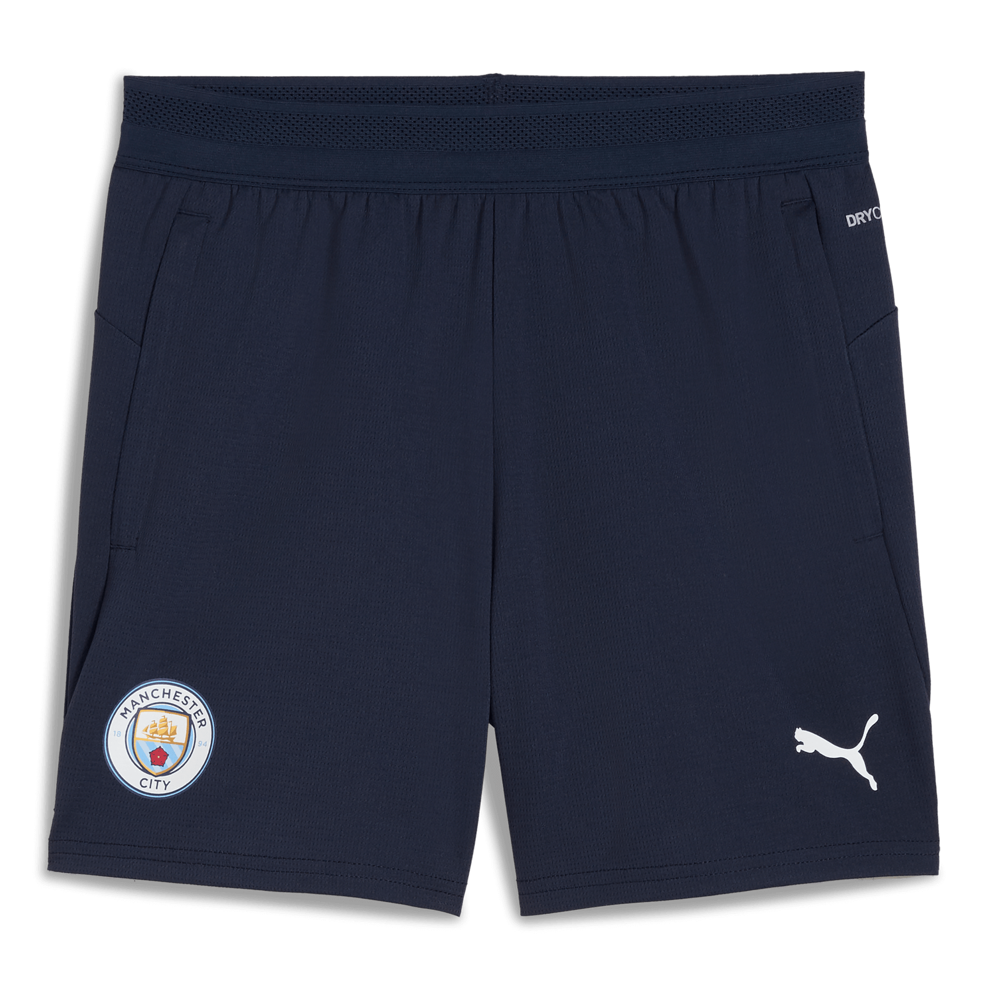 Kids' Manchester City Training Pocket Shorts 2025/26 - blue