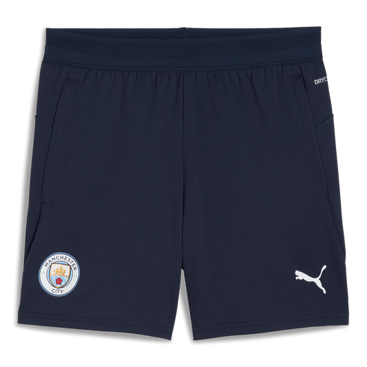 Kids' Manchester City Training Pocket Shorts 2025/26 - blue