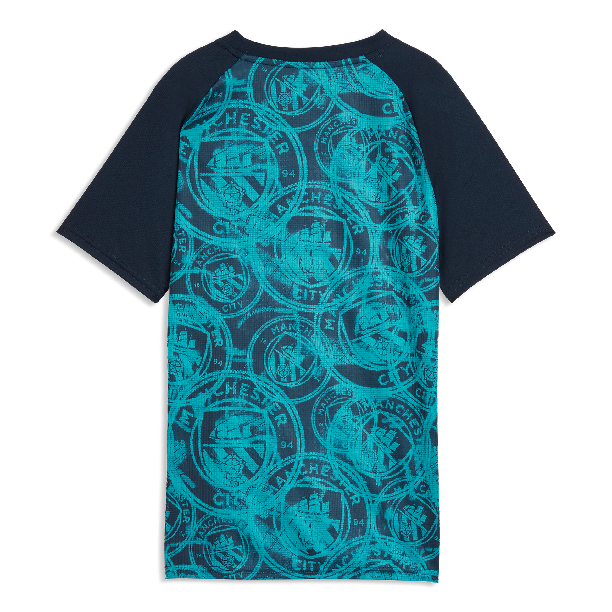 Women's Manchester City Pre-Match Jersey - Deep Navy-Tropical Blue