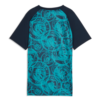 Women's Manchester City Pre-Match Jersey - Deep Navy-Tropical Blue