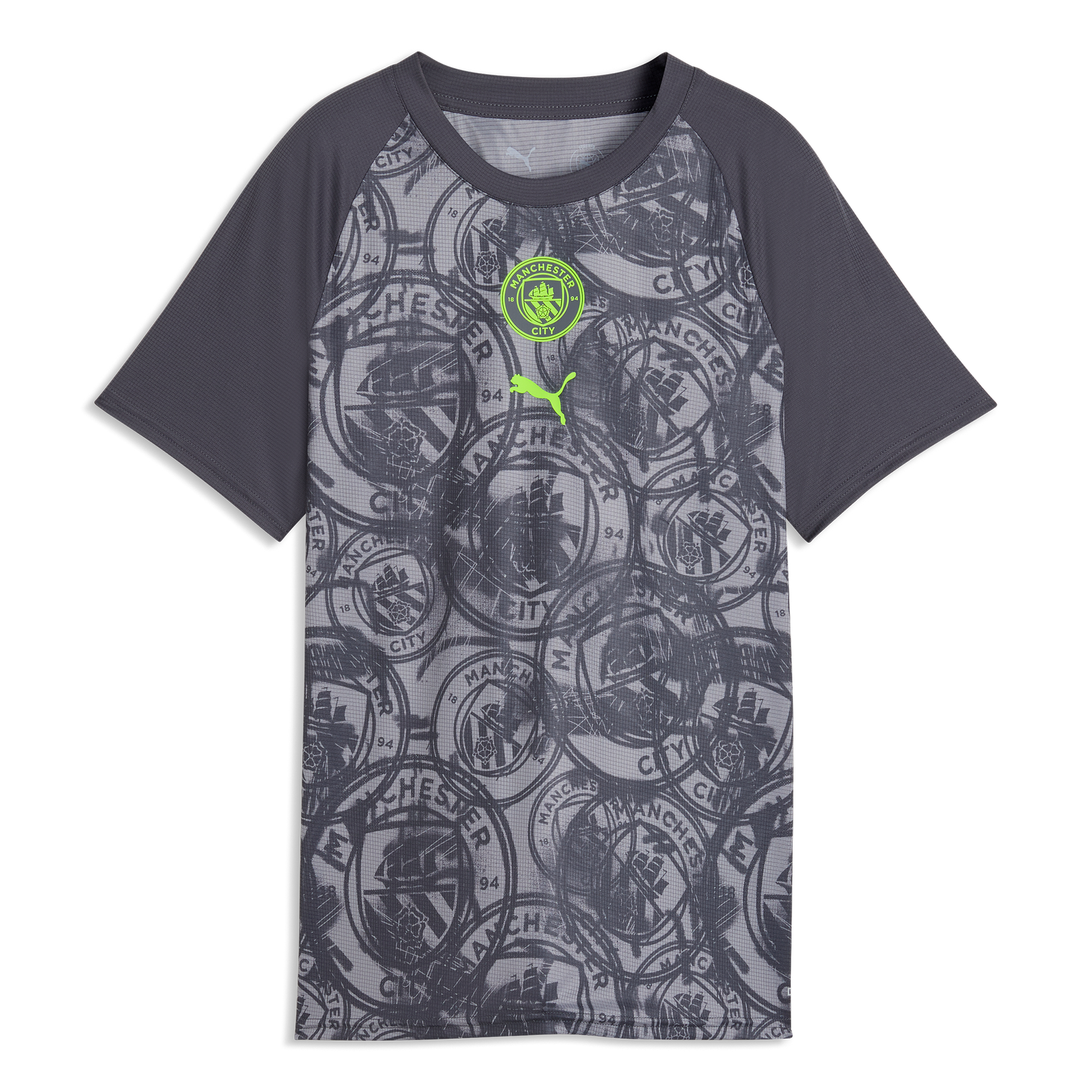 Women's Manchester City Pre-Match Jersey - Galactic Gray-Pro Green