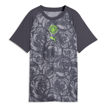 Women's Manchester City Pre-Match Jersey - Galactic Gray-Pro Green