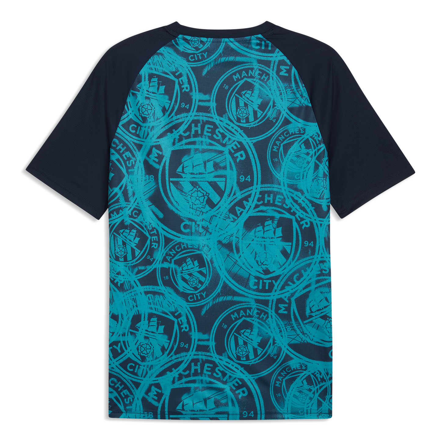 Manchester City Pre-Match Jersey - Deep Navy-Tropical Blue
