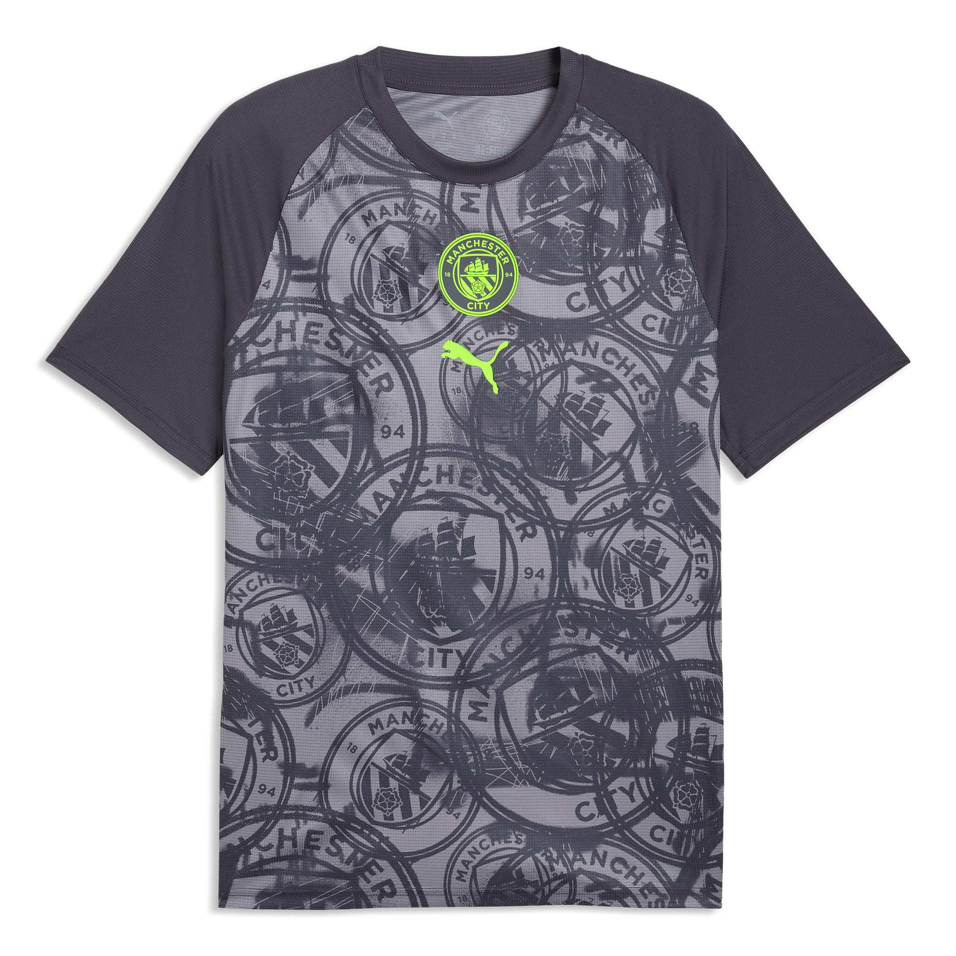 Manchester City Pre-Match Jersey - Galactic Gray-Pro Green
