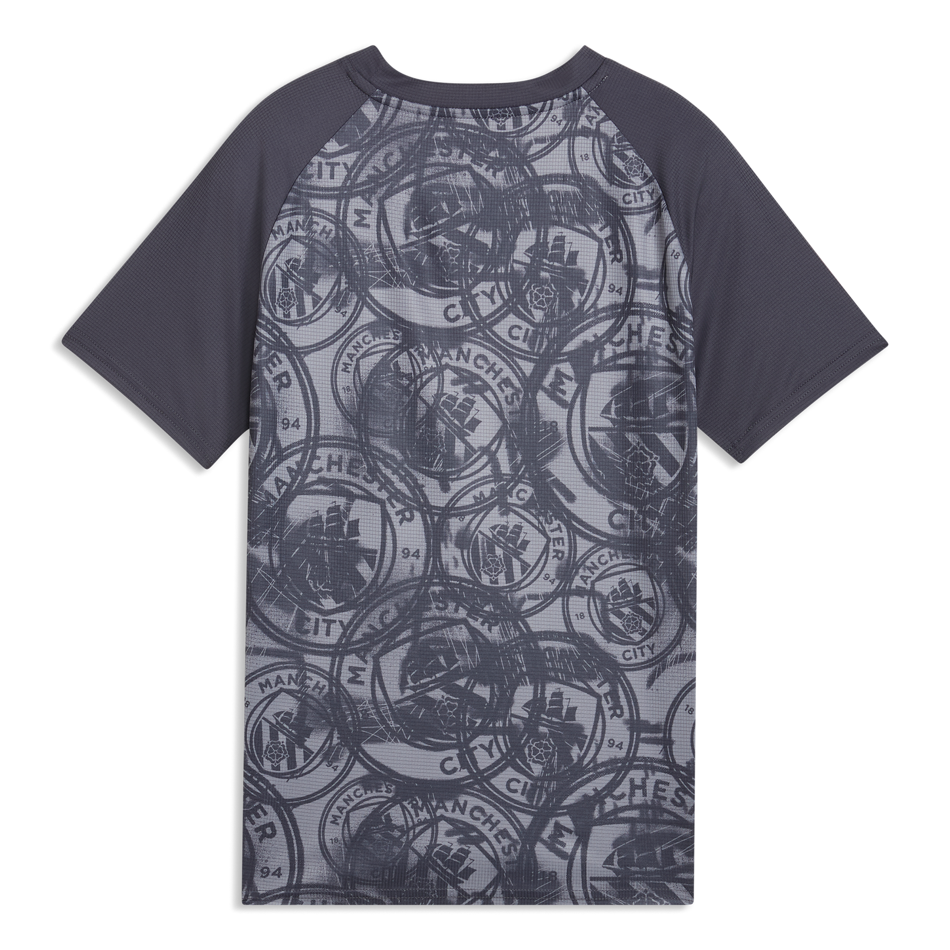Kids' Manchester City Pre-Match Jersey - Galactic Gray-Pro Green