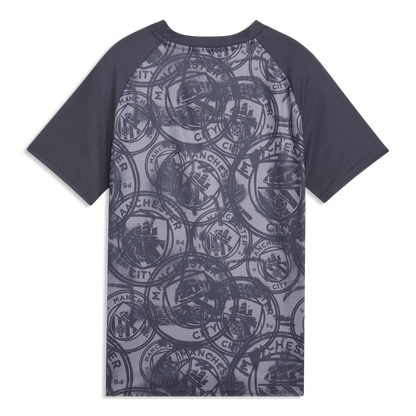 Kids' Manchester City Pre-Match Jersey - Galactic Gray-Pro Green