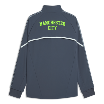 Manchester City Pre-Match Ultimate Anthem Jacket - Galactic Gray-Pro Green